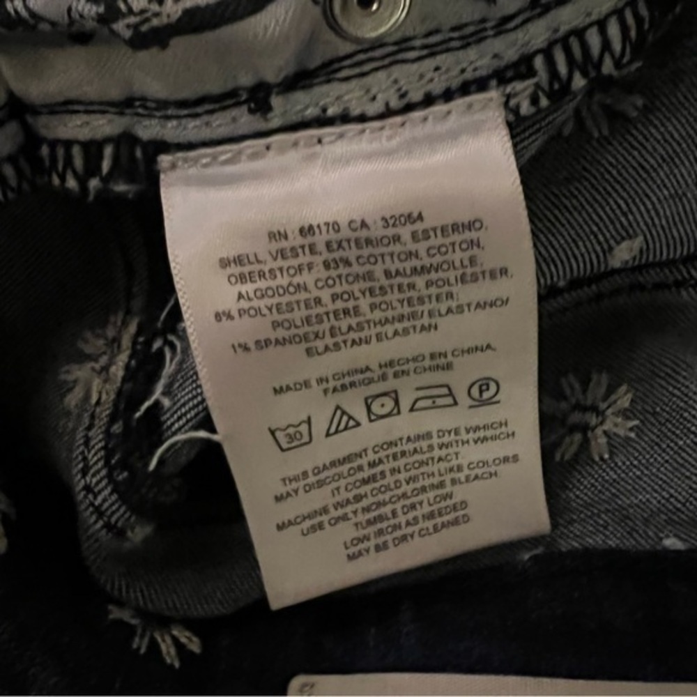 Anthropologie Pilcro & The Letterpress Crop Hi Rise Bootcut Embroidered Jeans - Picture 10 of 15
